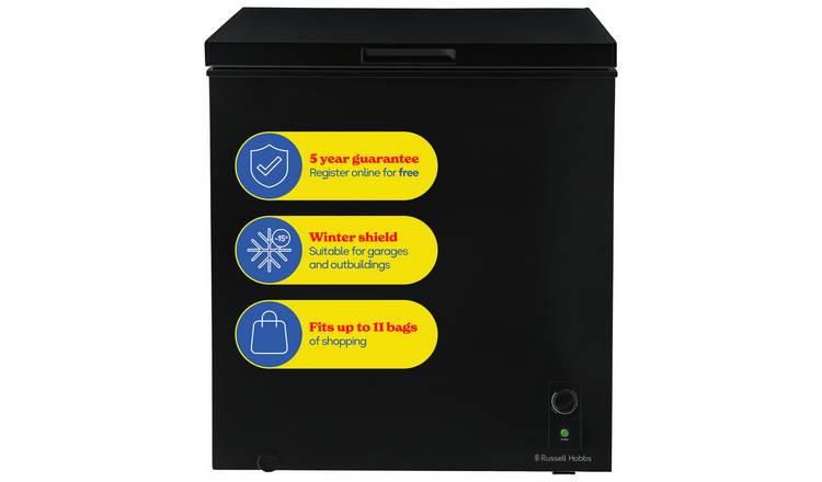 Russell Hobbs RH198CF0E1B Chest Freezer - Black
