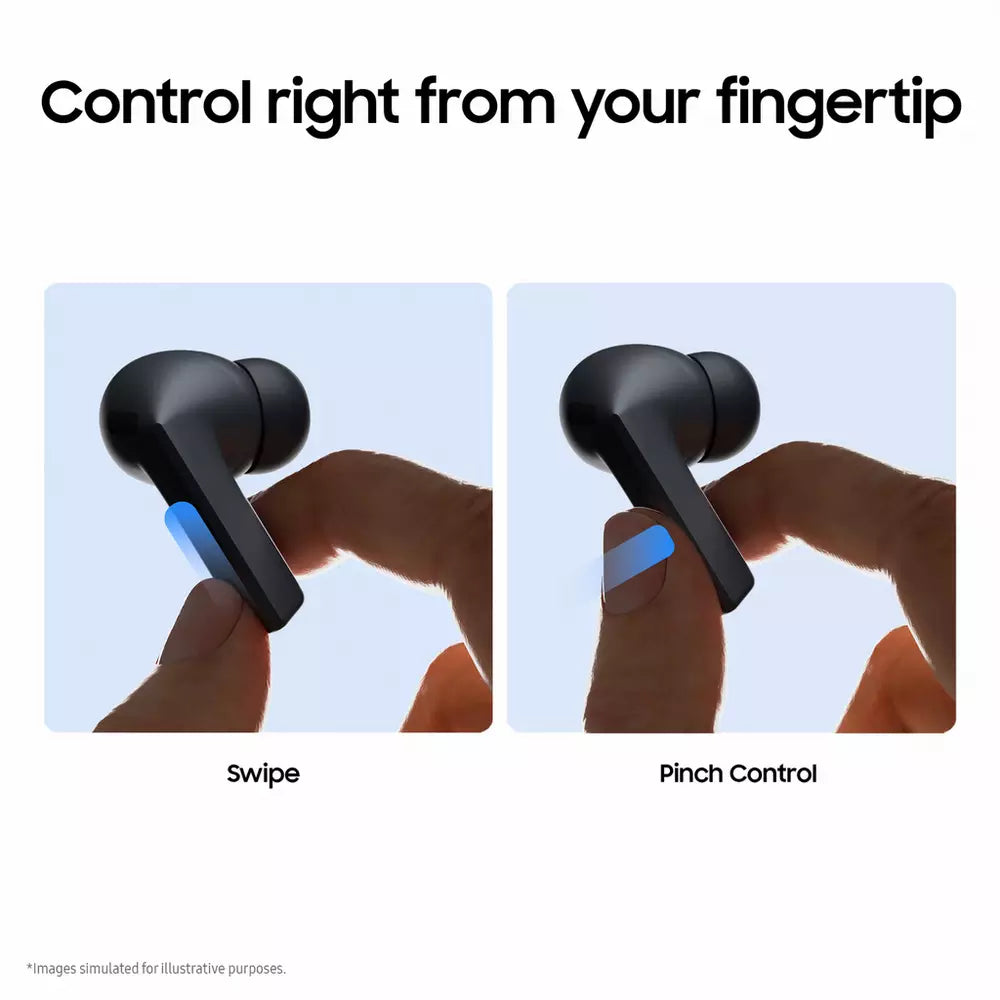 Samsung Galaxy Buds3 FE True Wireless In-Ear Earbuds - Black