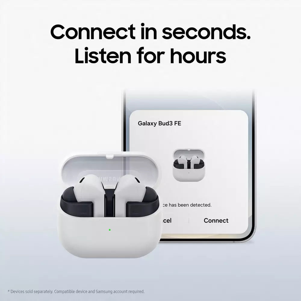 Samsung Galaxy Buds3 FE True Wireless In-Ear Earbuds - Black