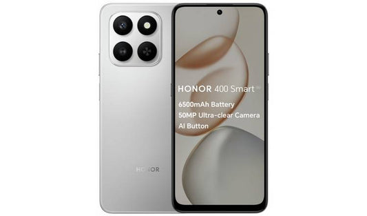 SIM Free HONOR 400 Smart 5G 128GB AI Phone - Meteor Silver