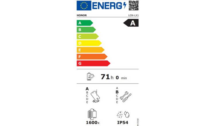 SIM Free HONOR 400 Smart 4G 128GB AI Mobile Phone - Black