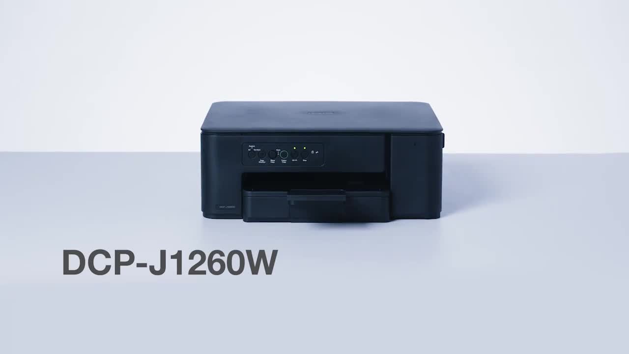 Brother DCP-J1260W Compact 3-in-1 Wireless Inkjet Printer