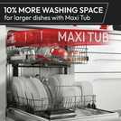 Hoover HIP 3C7E0S 80 Full Size Integrated Dishwasher - White