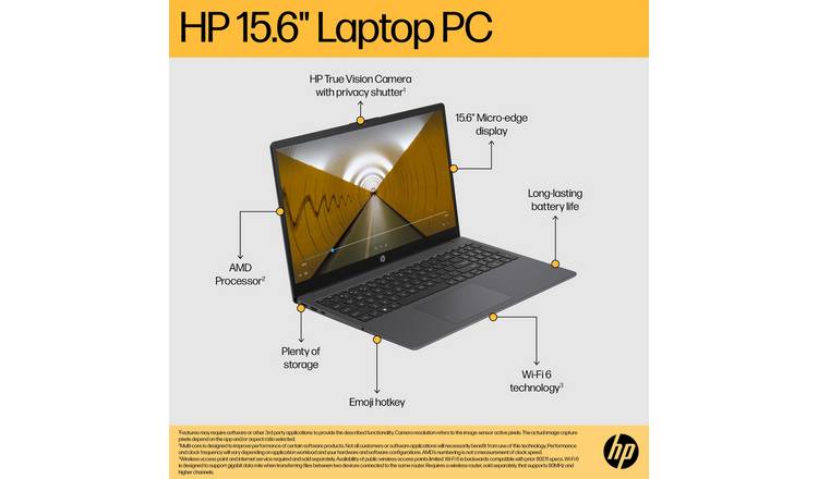 HP 15-fc0059na 15.6in AMD Ryzen 7 16GB 1TB Laptop - Silver