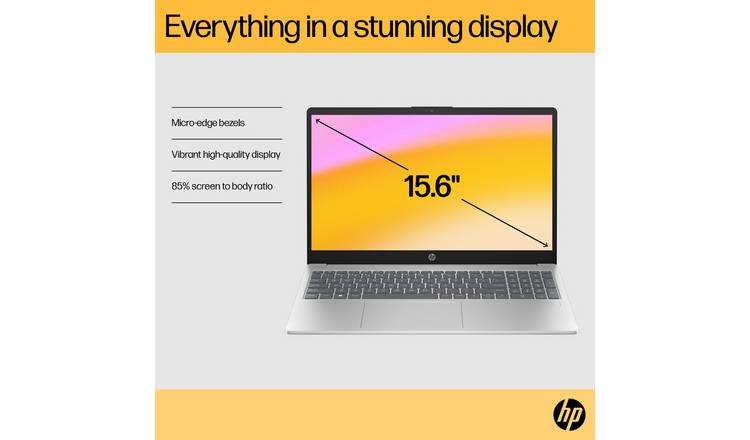 HP 15-fc0059na 15.6in AMD Ryzen 7 16GB 1TB Laptop - Silver