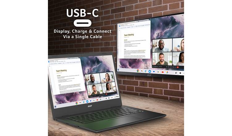 Acer CBOA314-1H 14in 4 GB 64GB N4500 Chromebook