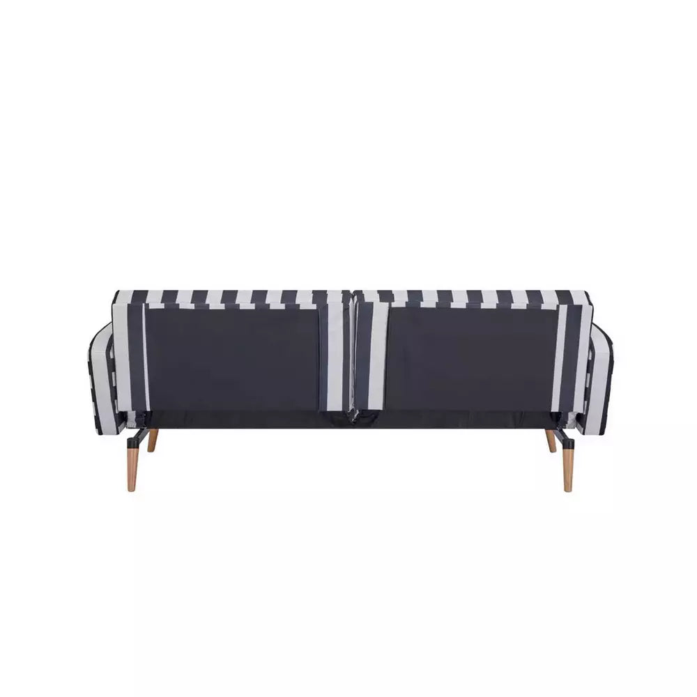 Argos Home Andy Fabric Clic Clac Sofa Bed - Black & White