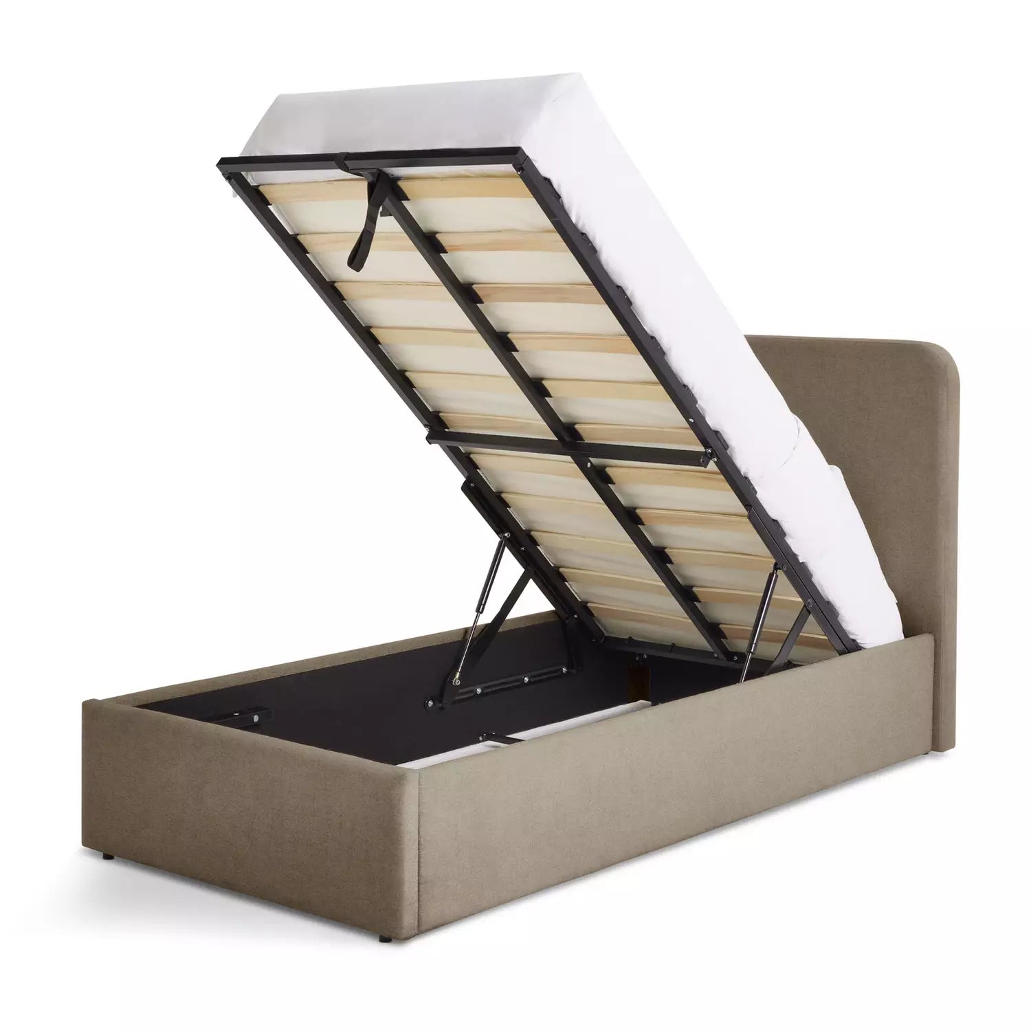 Habitat Chadwell Single End Lift Ottoman Bed - Taupe