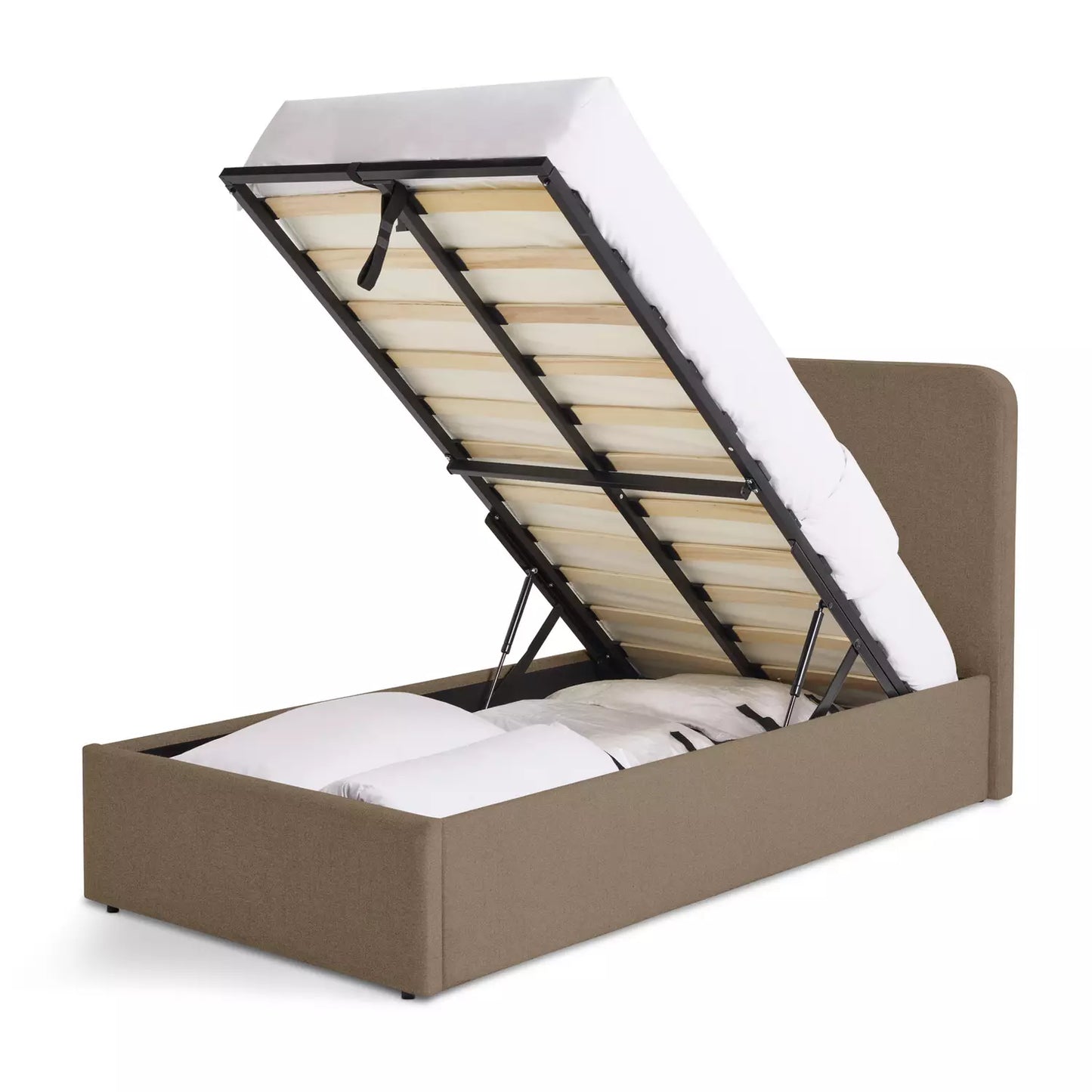 Habitat Chadwell Single End Lift Ottoman Bed - Taupe