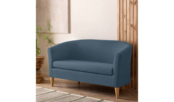 Argos Home Tub Fabric 2 Seater Sofa - Navy