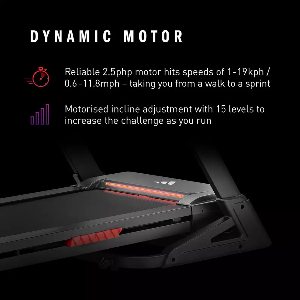 Adidas T-25 Folding Treadmill with Incline and Bluetooth