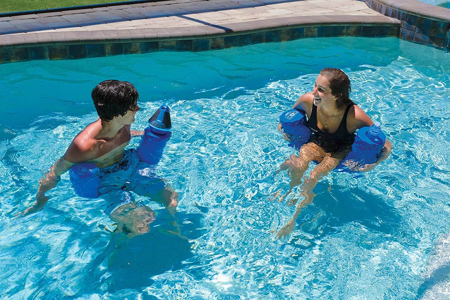 WOW Watersports Dipped Foam Pool Noodle 6.5" with Cup Holder - Interactive Group