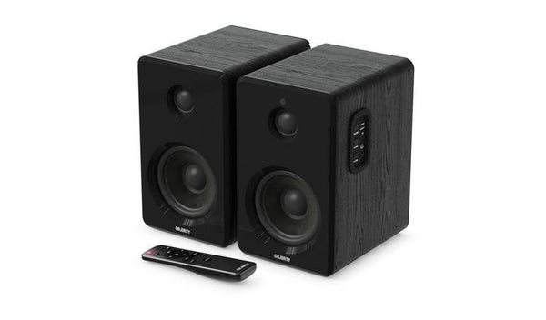 Majority D40 Bookshelf Bluetooth Speakers - Black