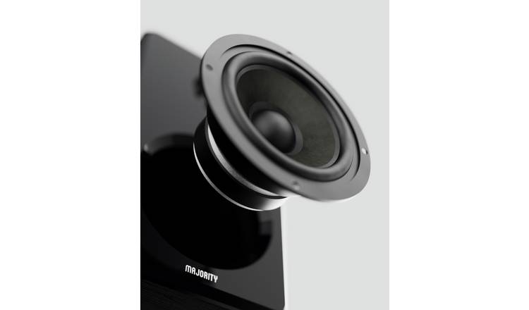 Majority D40 Bookshelf Bluetooth Speakers - Black