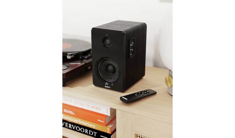 Majority D40 Bookshelf Bluetooth Speakers - Black