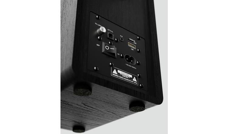 Majority D40 Bookshelf Bluetooth Speakers - Black