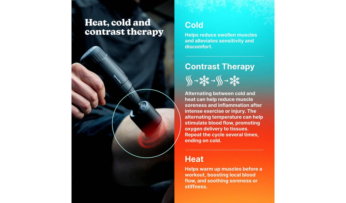 Homedics Novo+ Hot and Cold Massage Gun