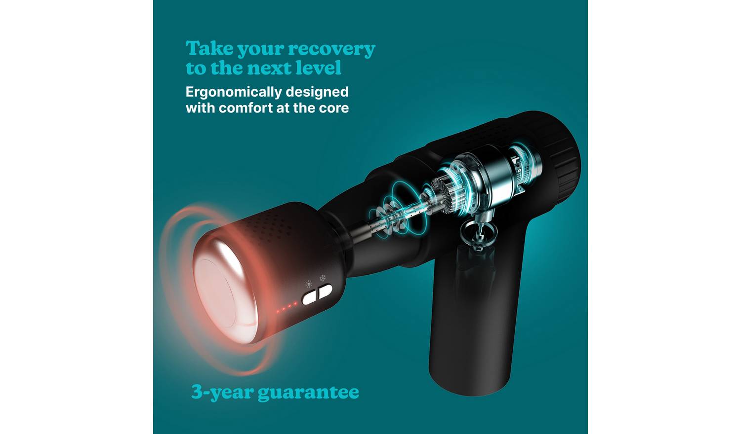 Homedics Novo+ Hot and Cold Massage Gun