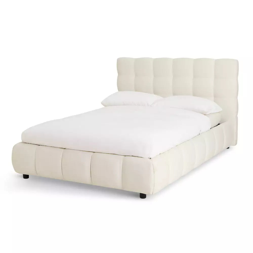Habitat Bowie Small Double End Lift Ottoman Bed - Cream