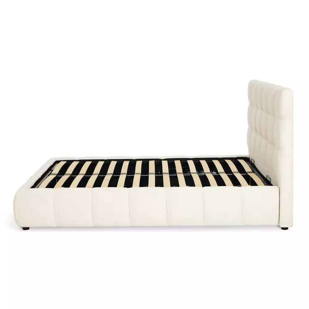Habitat Bowie Small Double End Lift Ottoman Bed - Cream