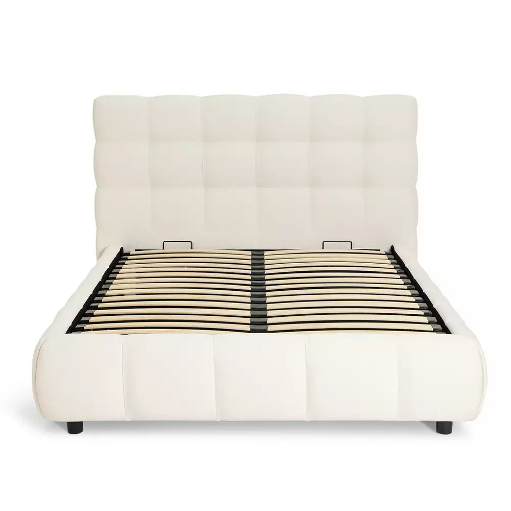 Habitat Bowie Small Double End Lift Ottoman Bed - Cream