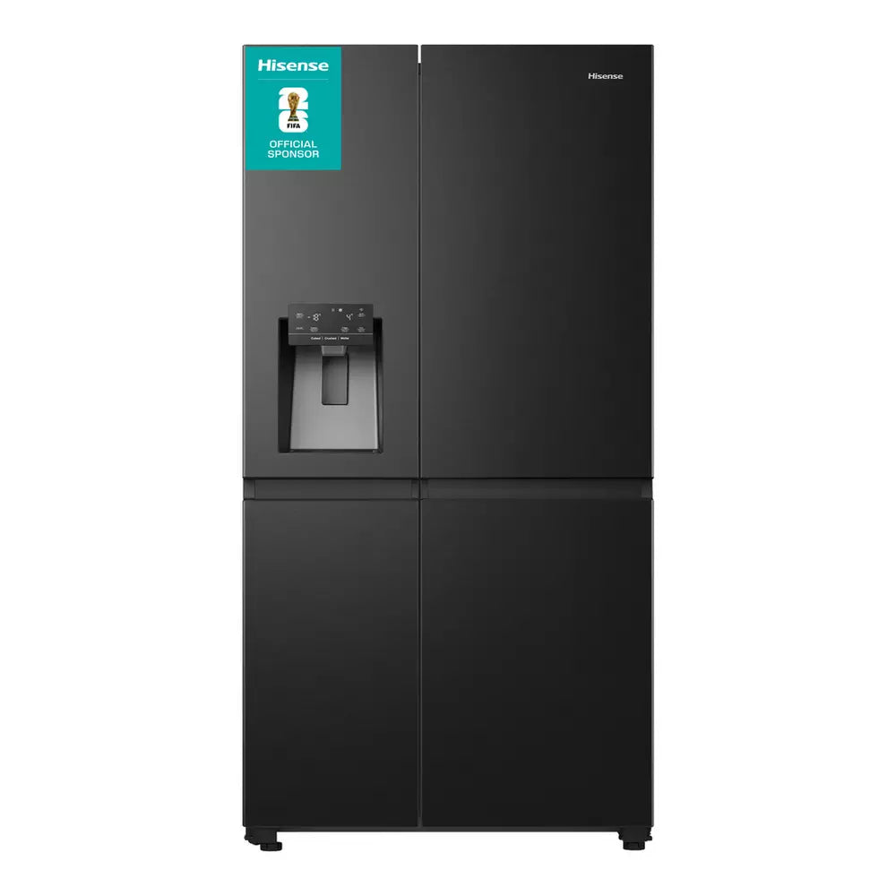 Hisense RS818N4IFE American Fridge Freezer - Black