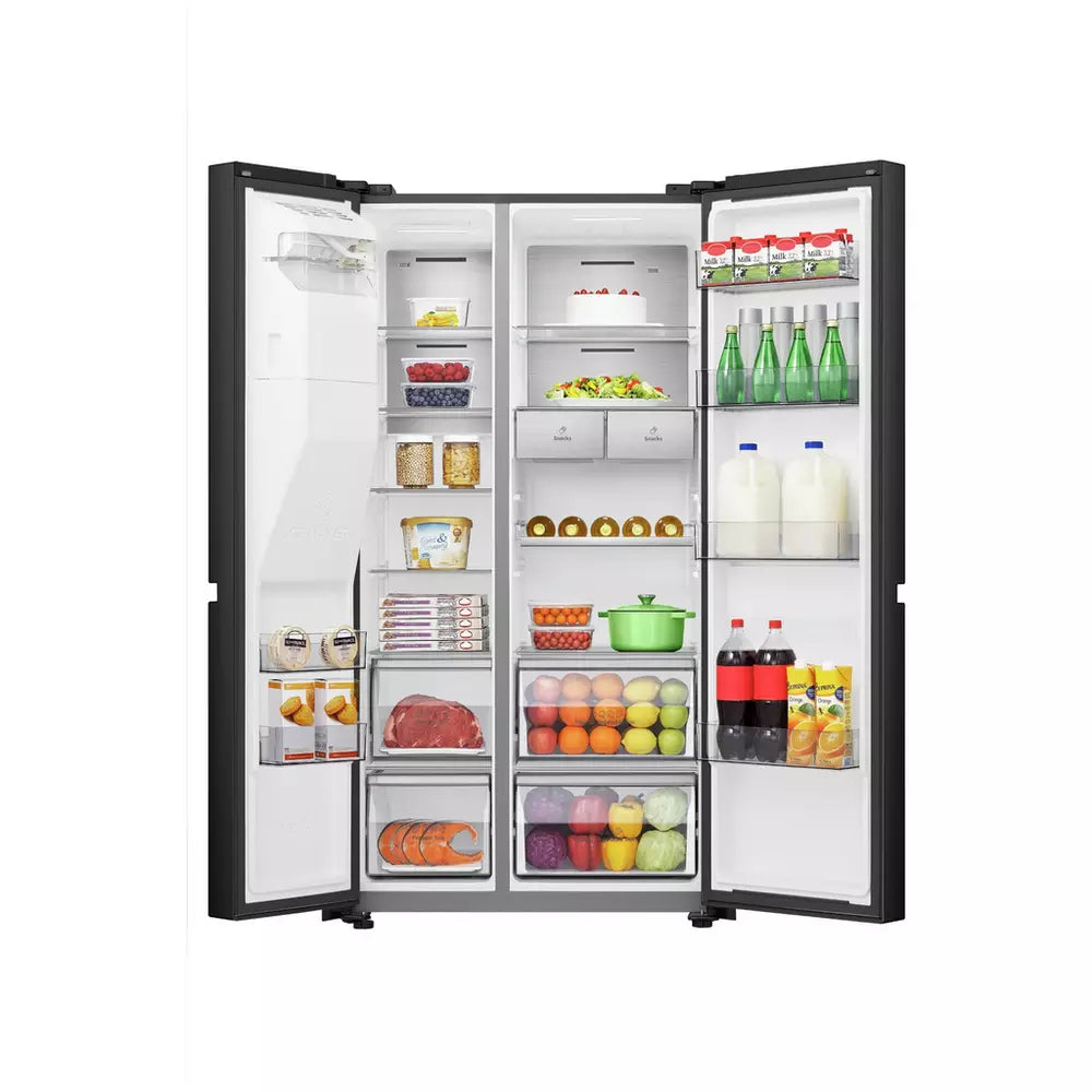Hisense RS818N4IFE American Fridge Freezer - Black
