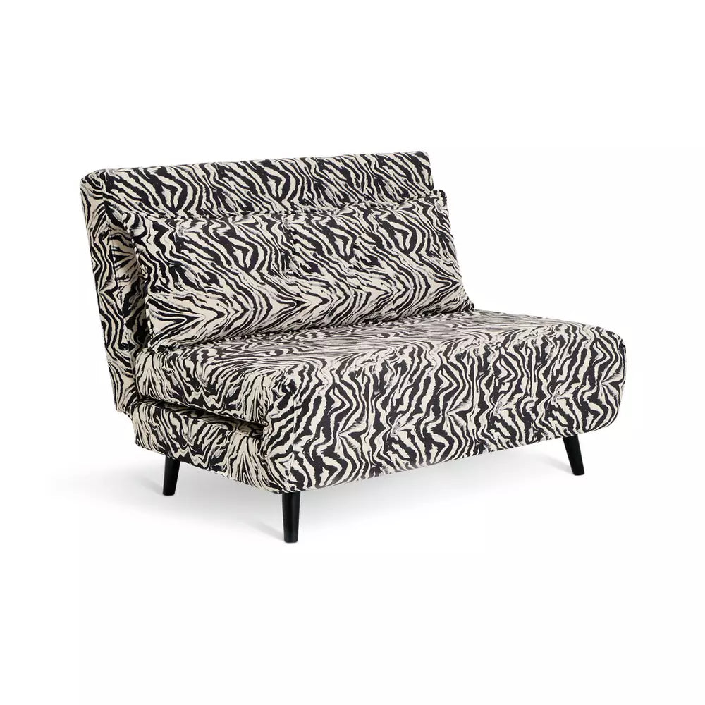Habitat Roma Small Double Fabric Chairbed - Zebra Print