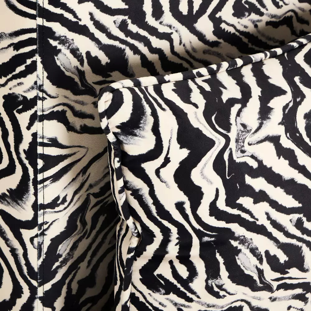 Habitat Roma Small Double Fabric Chairbed - Zebra Print