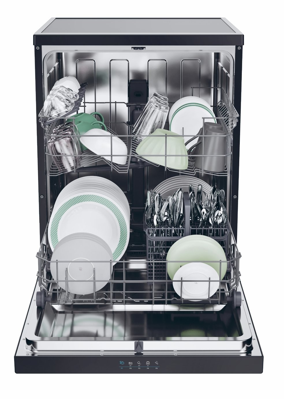 Candy FS CF3E9L0B80 Full Size Dishwasher - Black