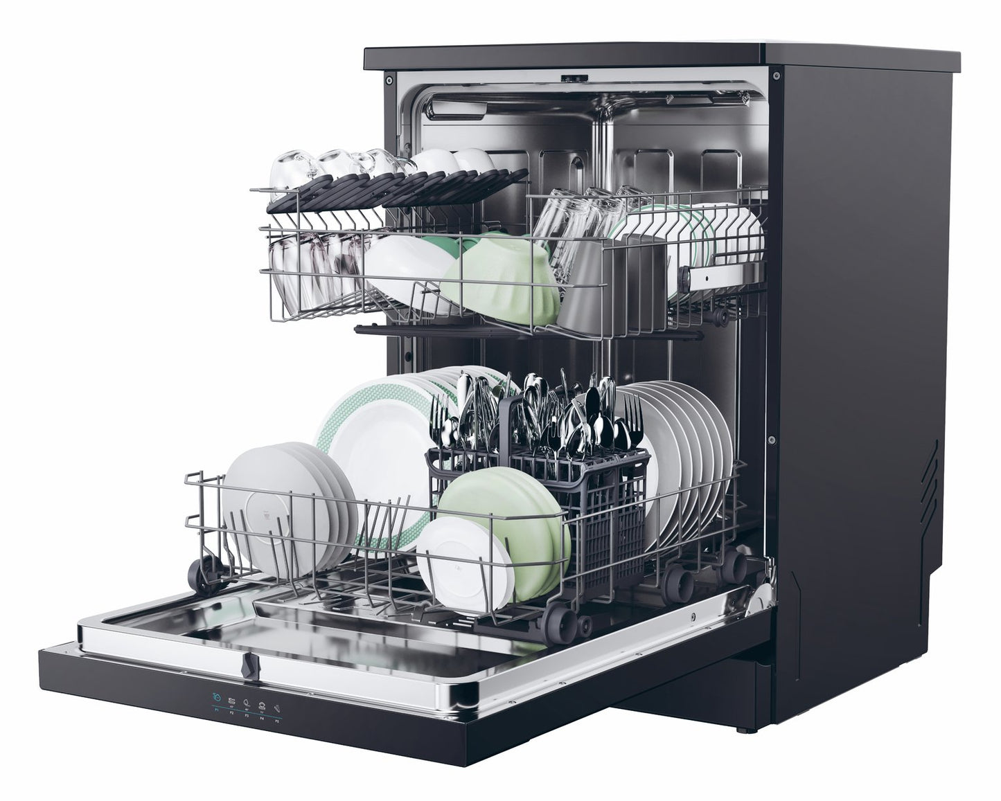 Candy FS CF3E9L0B80 Full Size Dishwasher - Black