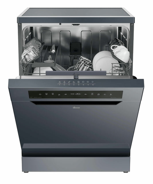 Hoover FS HF 4B7F0A 80 Full Size Dishwasher - Grey