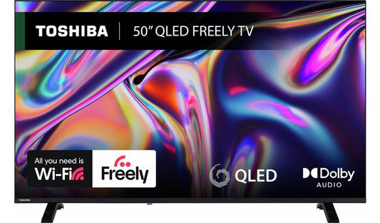 Toshiba 50Inch 50QV1563DB Smart 4K UHD HDR QLED Freely TV