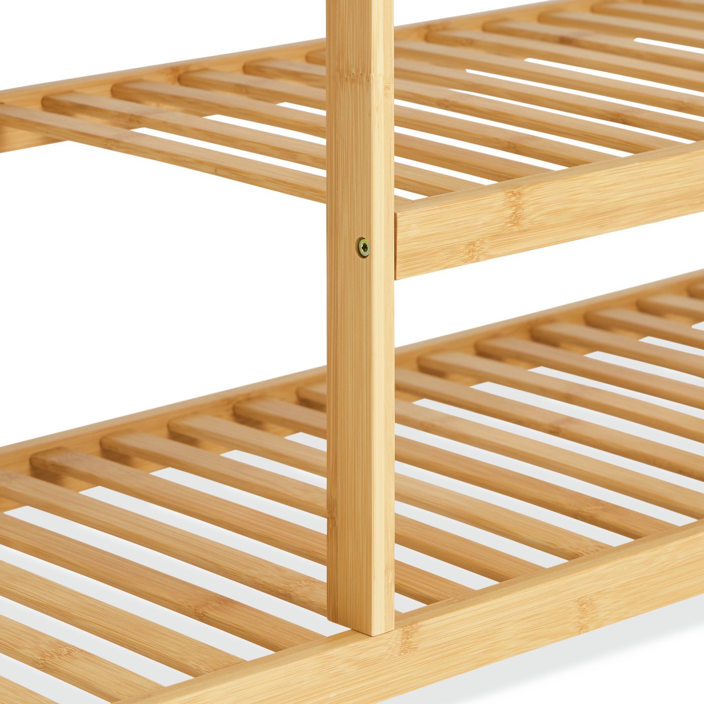 Habitat Apia 2 Shelves Shoe Bench - Natural