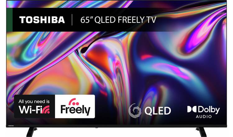 Toshiba 65Inch 65QV1563DB Smart 4K UHD HDR QLED Freely TV
