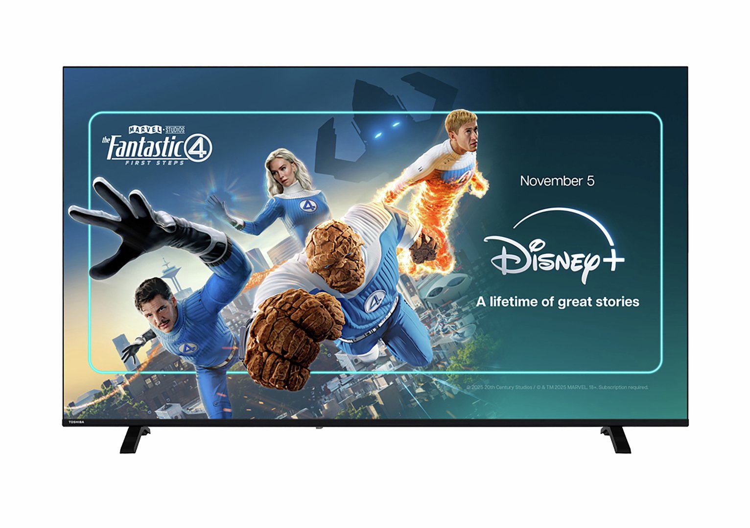 Toshiba 65Inch 65QV1563DB Smart 4K UHD HDR QLED Freely TV