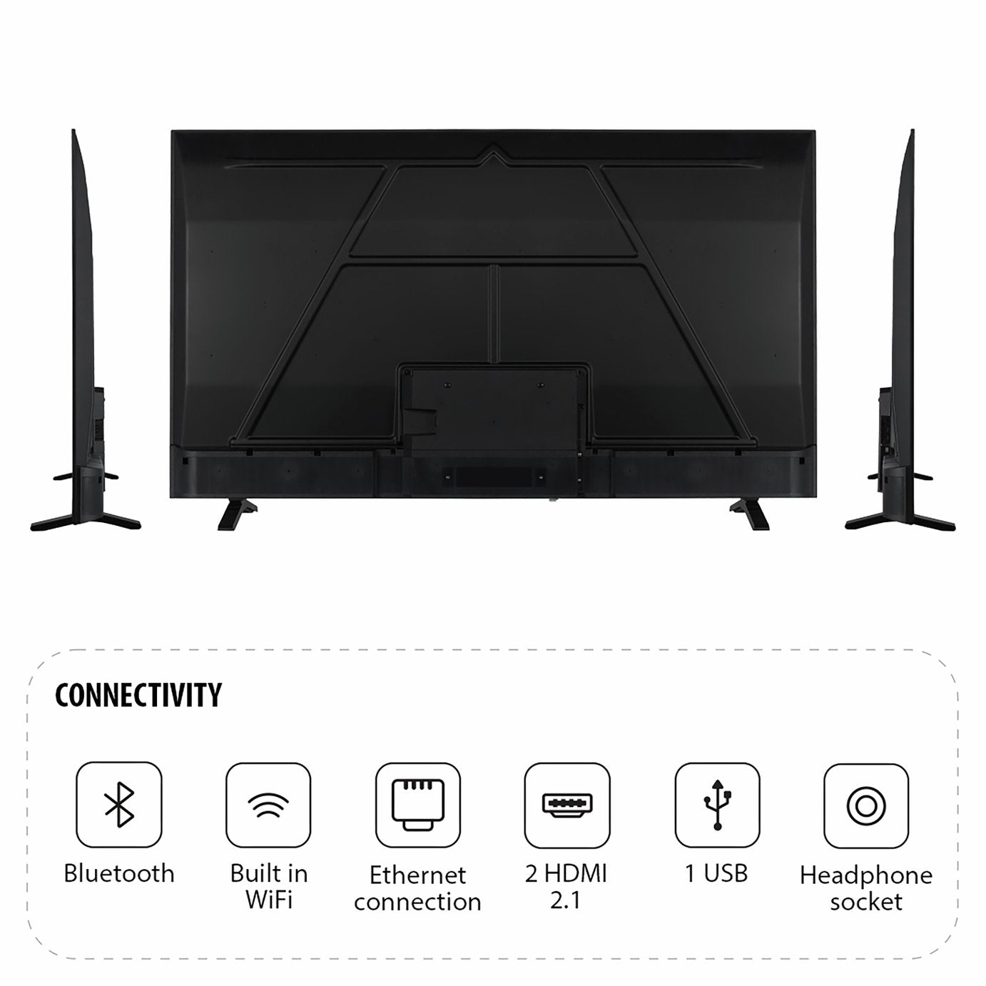 Toshiba 65Inch 65QV1563DB Smart 4K UHD HDR QLED Freely TV