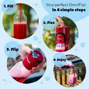 Drinkmate OmniFizz Sparkling Water Maker - Matte Black