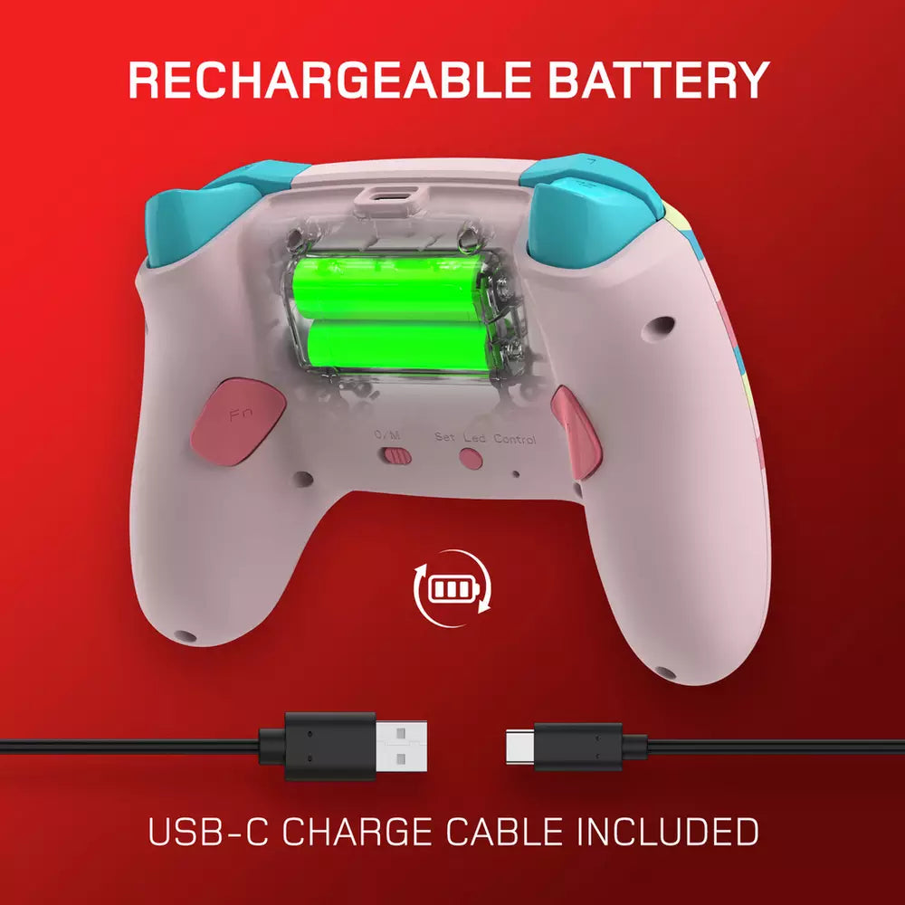 Gioteck WX5+ Switch 2,Switch,PC Wireless Controller - Swirl