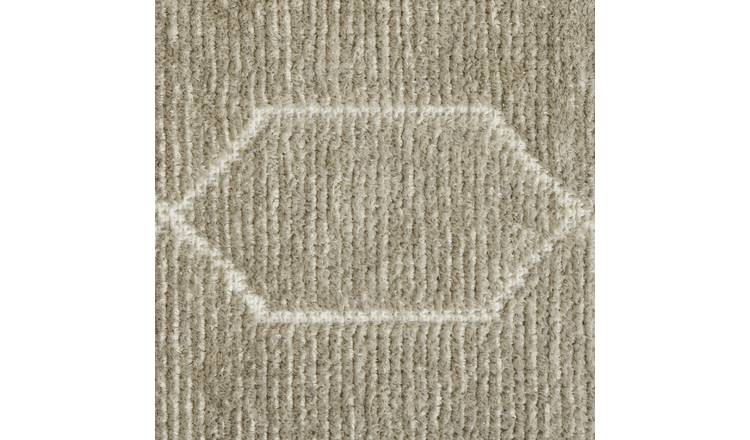 Habitat Luxe Chenille Neutral Flatweave Rug - 120x170cm