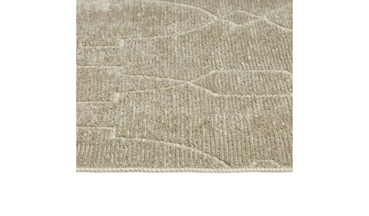 Habitat Luxe Chenille Neutral Flatweave Rug - 120x170cm
