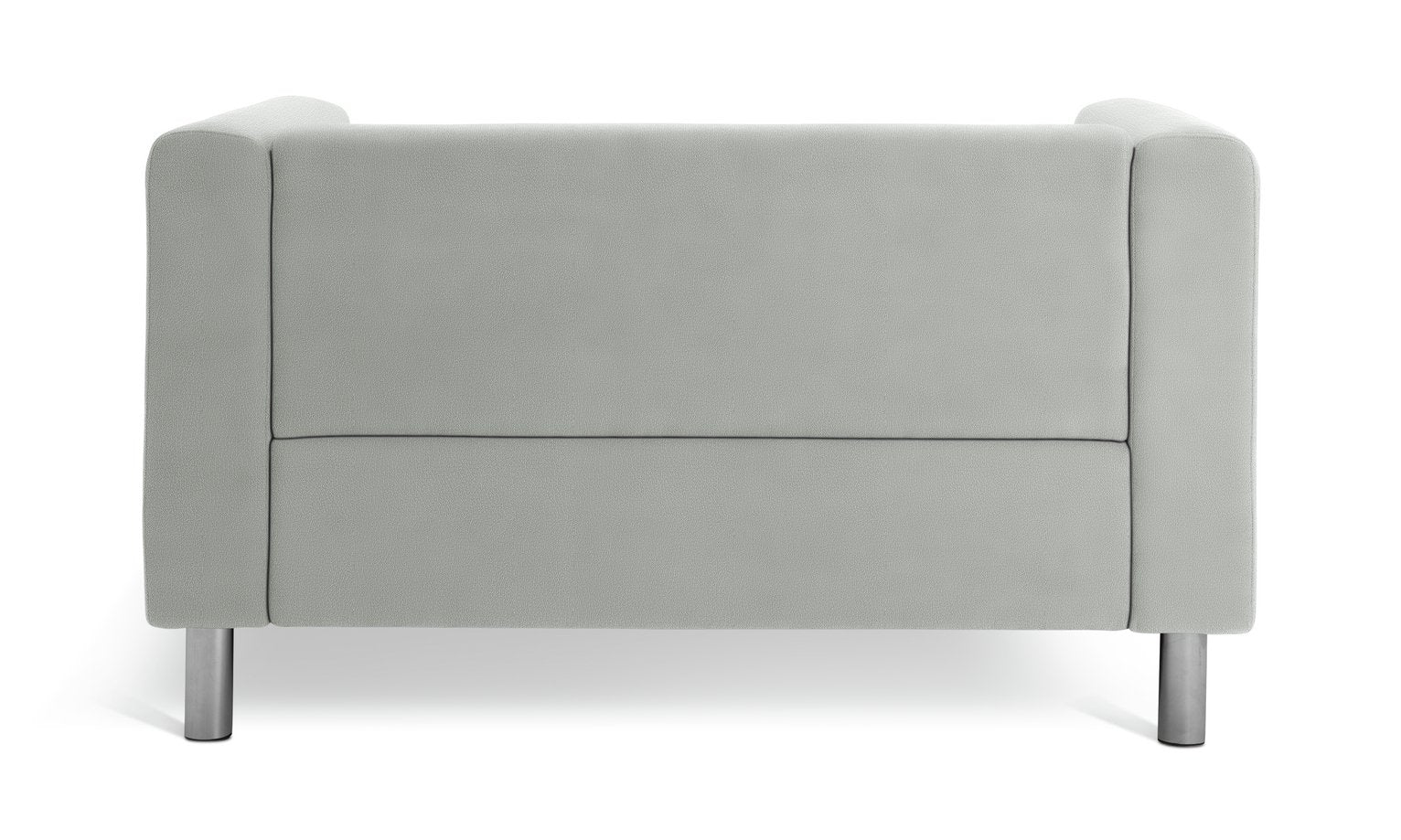 Argos Home Moda Faux Leather 2 Seater Sofa - Grey