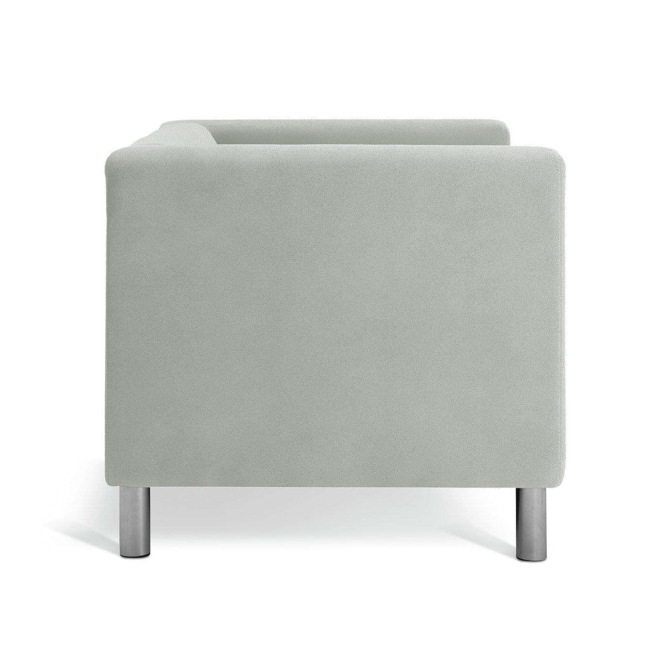 Argos Home Moda Faux Leather 2 Seater Sofa - Grey