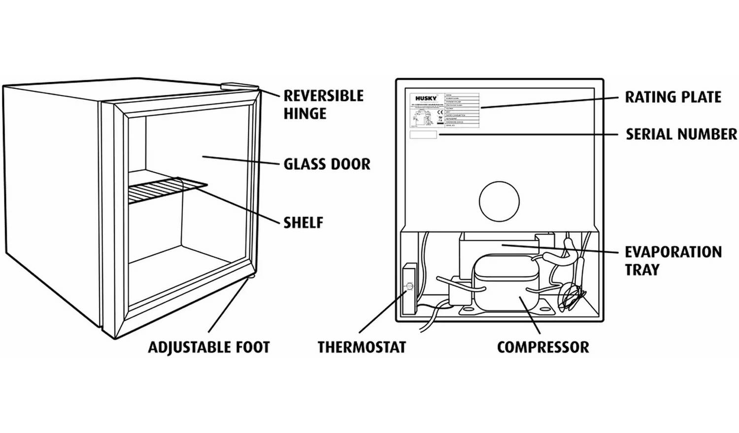 Husky Coca-Cola 48 Litre Drinks Cooler - Red