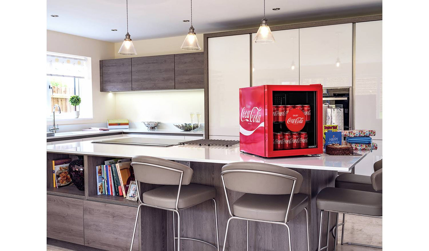 Husky Coca-Cola 48 Litre Drinks Cooler - Red