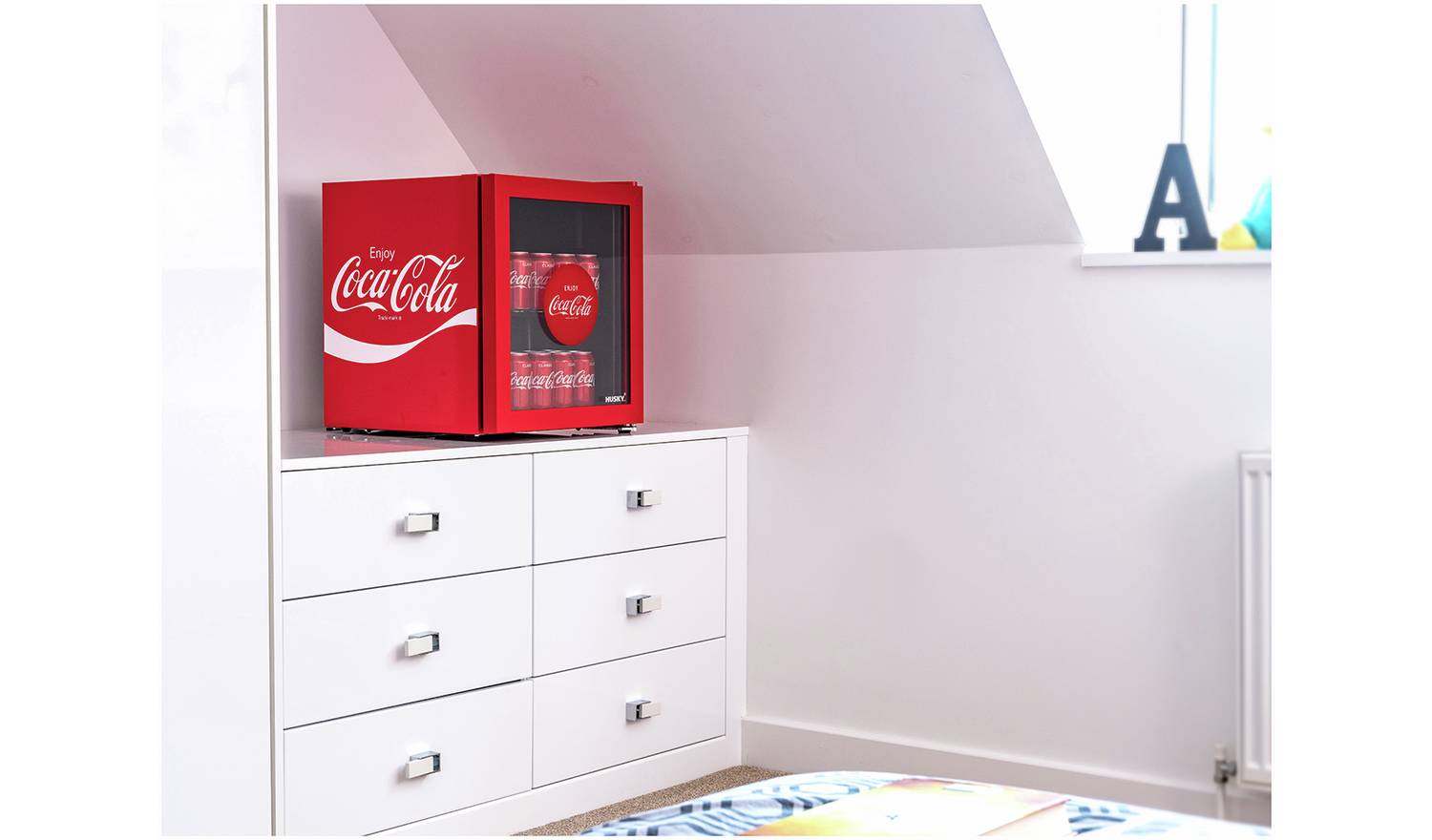 Husky Coca-Cola 48 Litre Drinks Cooler - Red