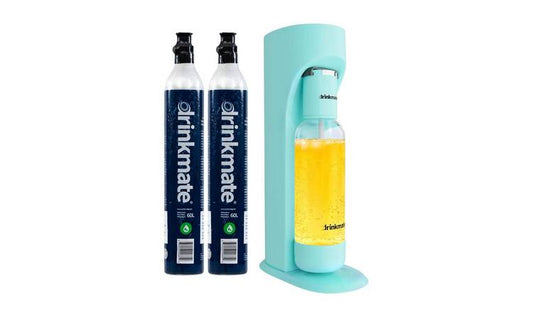 Drinkmate OmniFizz Sparkling Water Maker - Arctic Blue