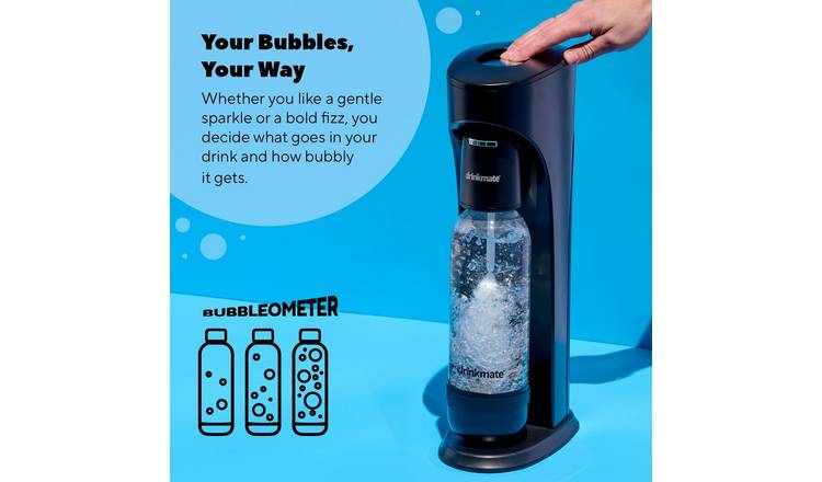 Drinkmate OmniFizz Sparkling Water Maker - Arctic Blue