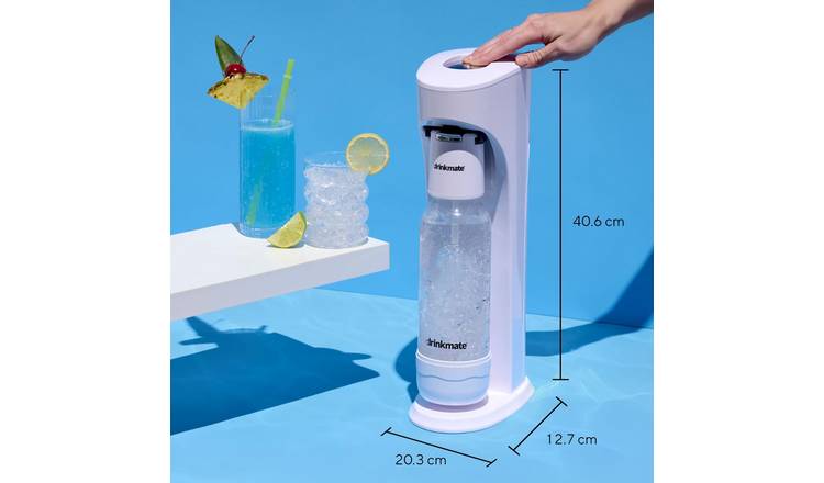 Drinkmate OmniFizz Sparkling Water Maker - Arctic Blue