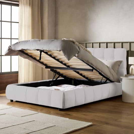 Habitat Bowie Small Double End Lift Ottoman Bed - Grey